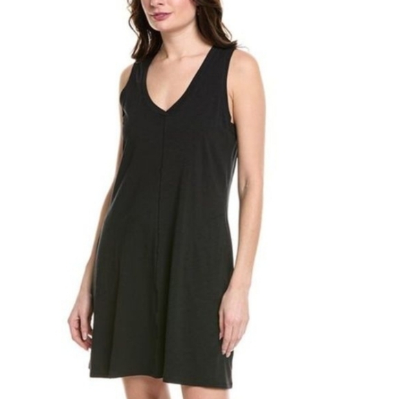 Tommy Bahama Dresses & Skirts - Tommy Bahama Black V Neck Tank Midi Dress Size 8